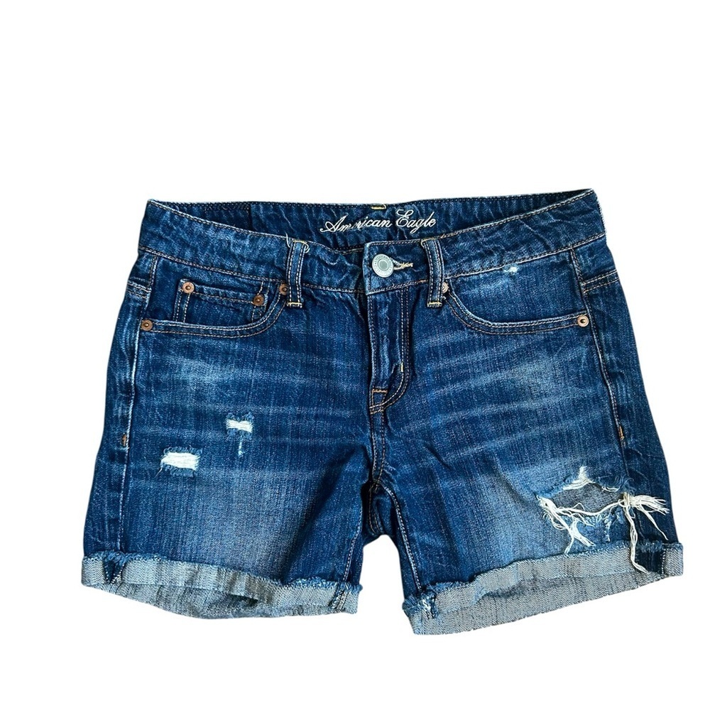 American Eagle Women’s Distressed Jean Shorts size 0